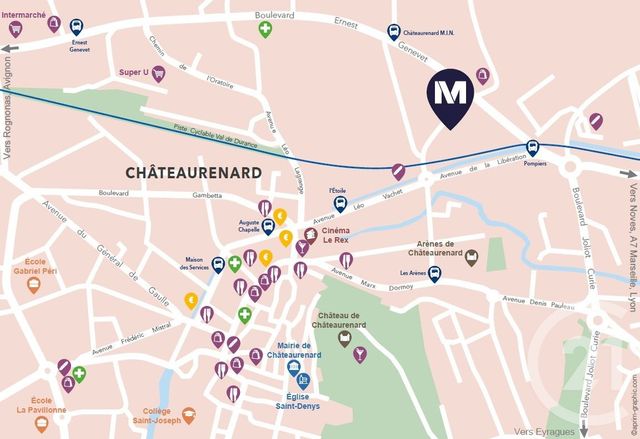 Appartement T3 à vendre - 3 pièces - 56.6 m2 - CHATEAURENARD - 13 - PROVENCE-ALPES-COTE-D-AZUR - Century 21 Terre De Provence